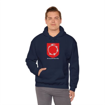 Barony of the Silver Ring Unisex Hooded Sweatshirt - Image 40
