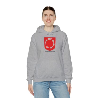 Barony of the Silver Ring Unisex Hooded Sweatshirt - Image 20