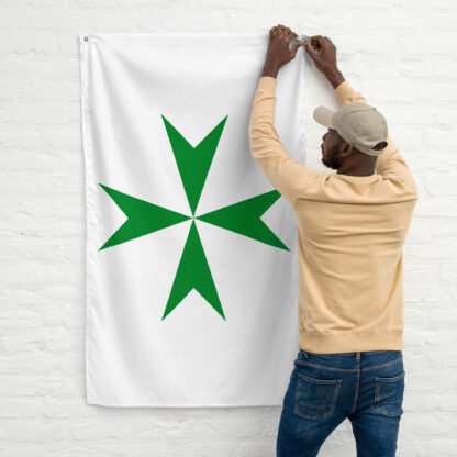 Priory of Lazarus Vertical Flag - Image 2