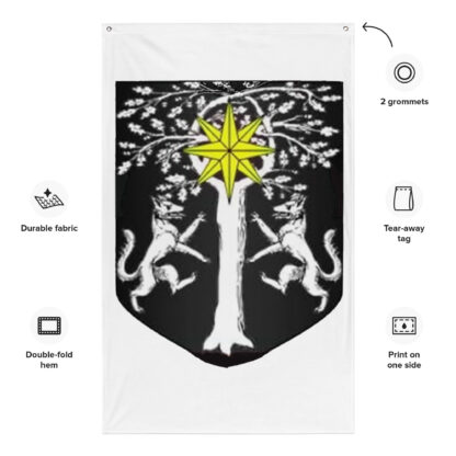 Castle Nordhavn Vertical Flag - Image 2