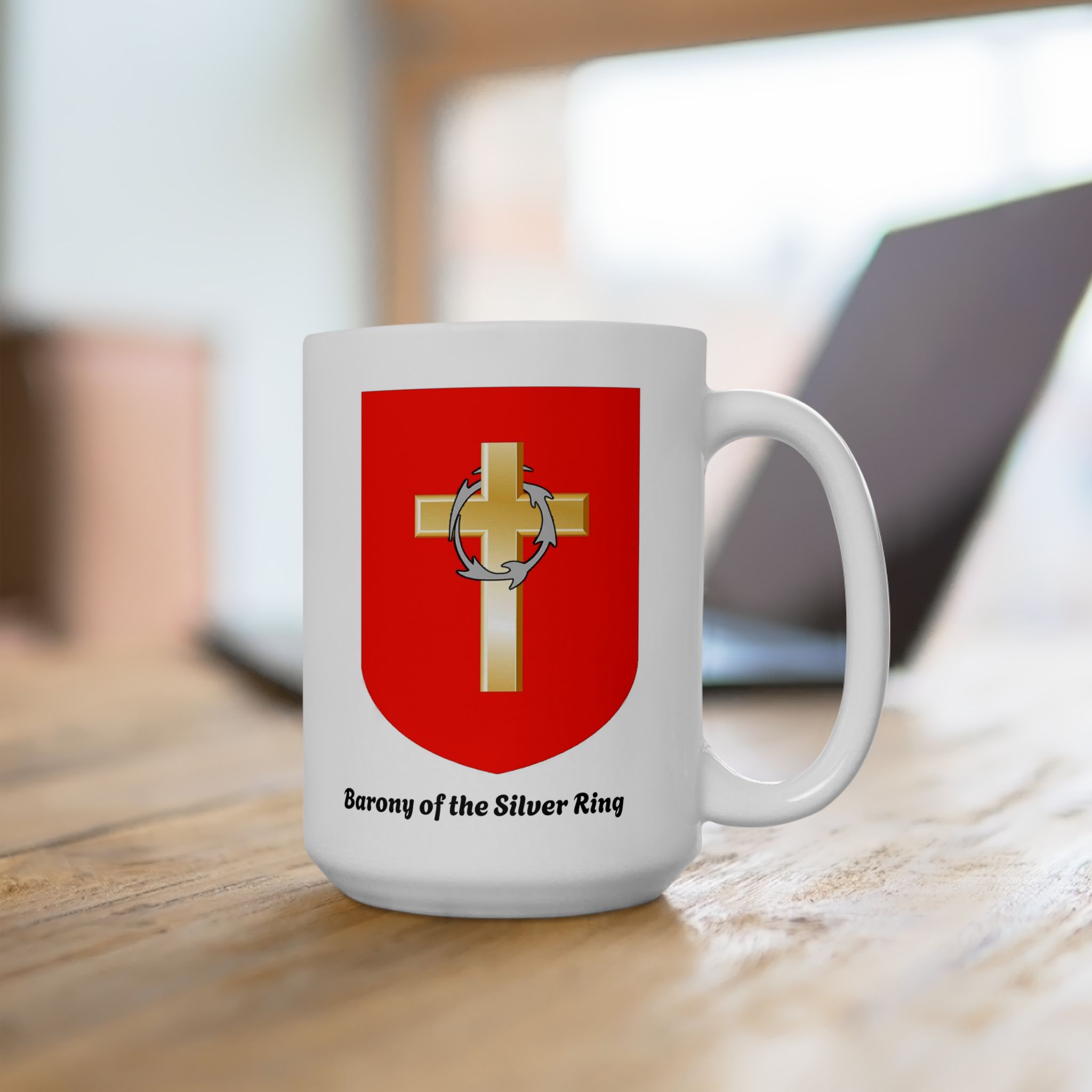 Barony of the Silver Ring Ceramic Mug, - Image 8