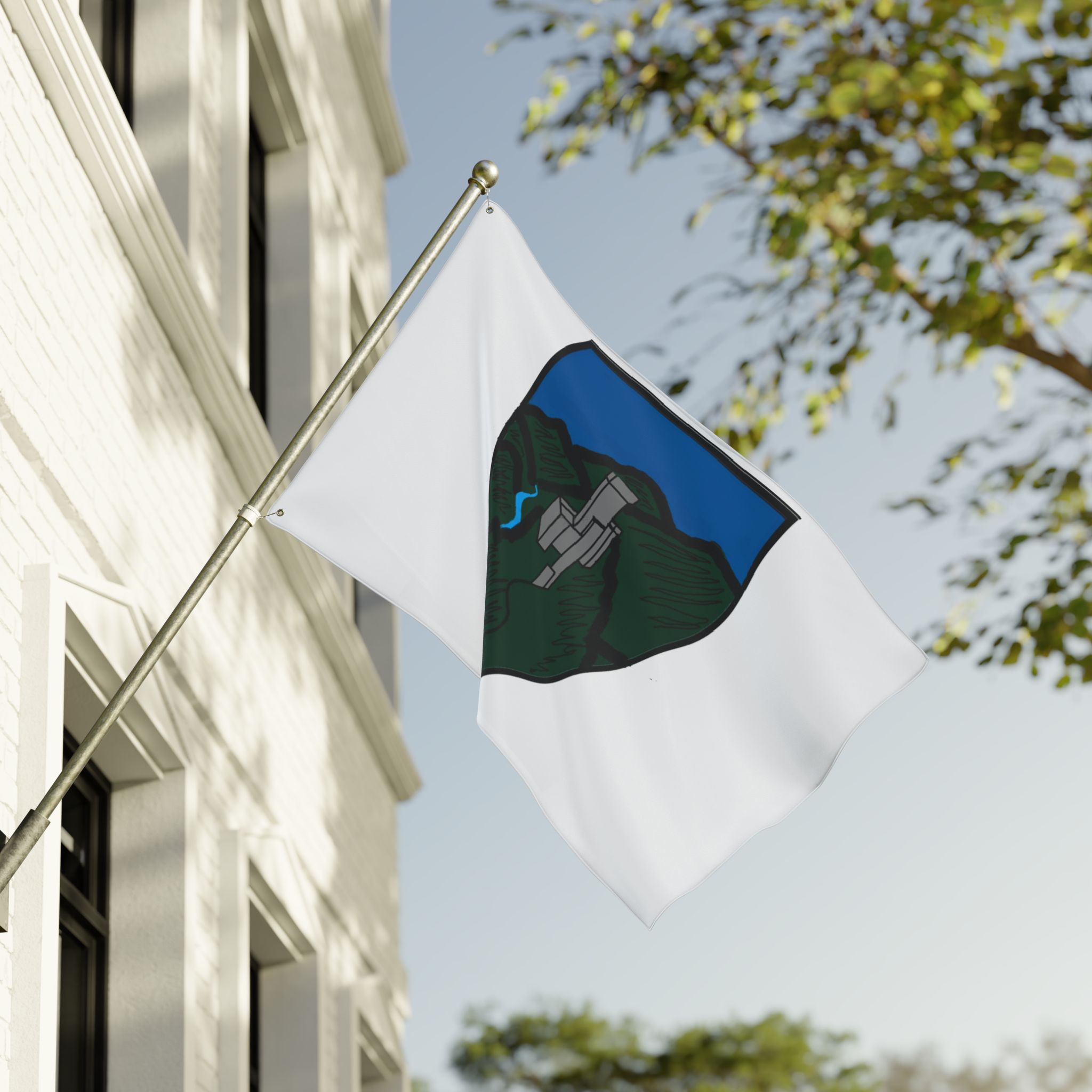Barony of Sudrfjallaborg Double Sided Horizontal Flag - Image 16