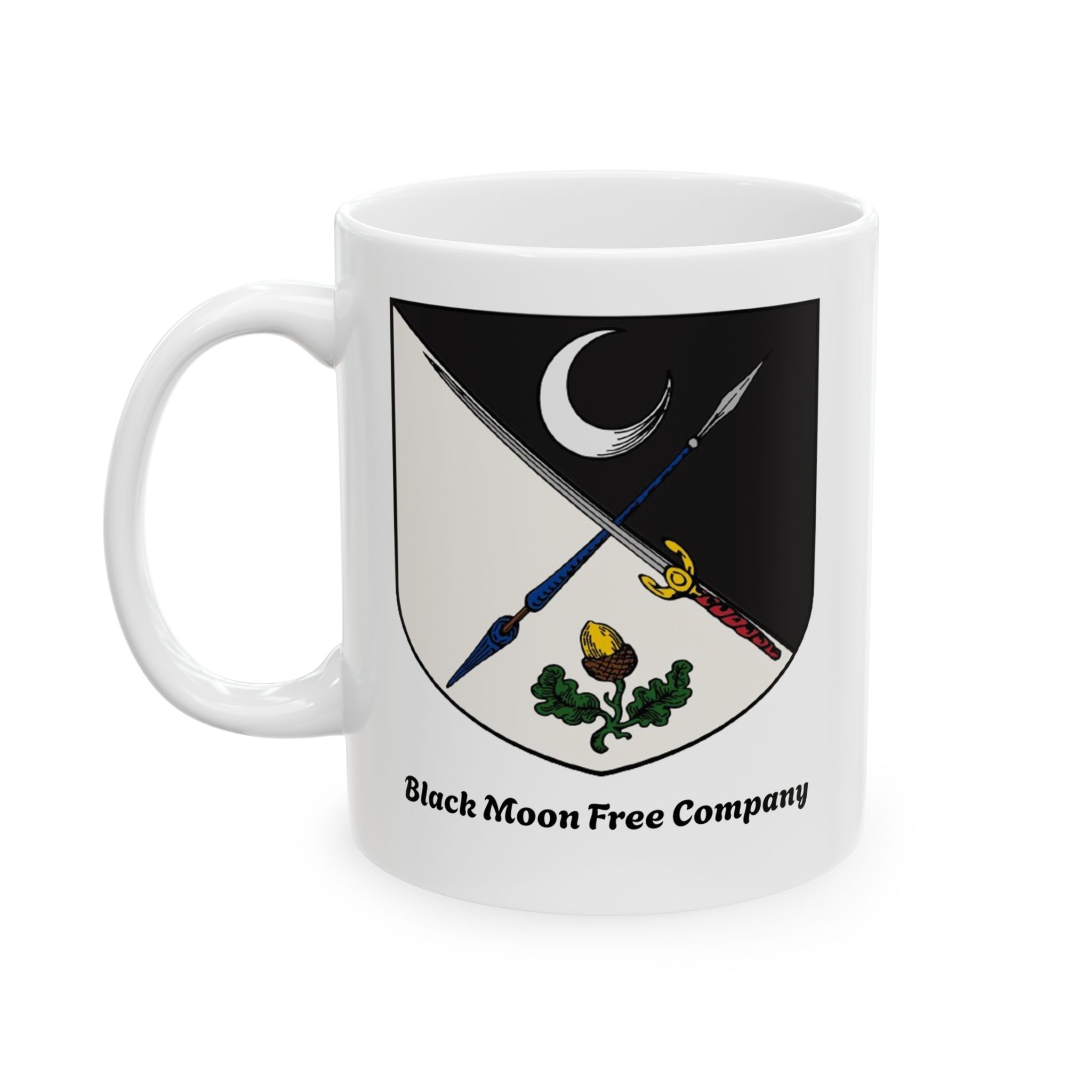 Black Moon Free Company Ceramic Mug, - Image 3