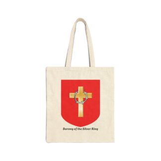 Barony of the Silver Ring Cotton Canvas Tote Bag