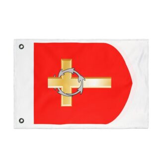 Barony of the Silver Ring Double Sided Vertical Flag