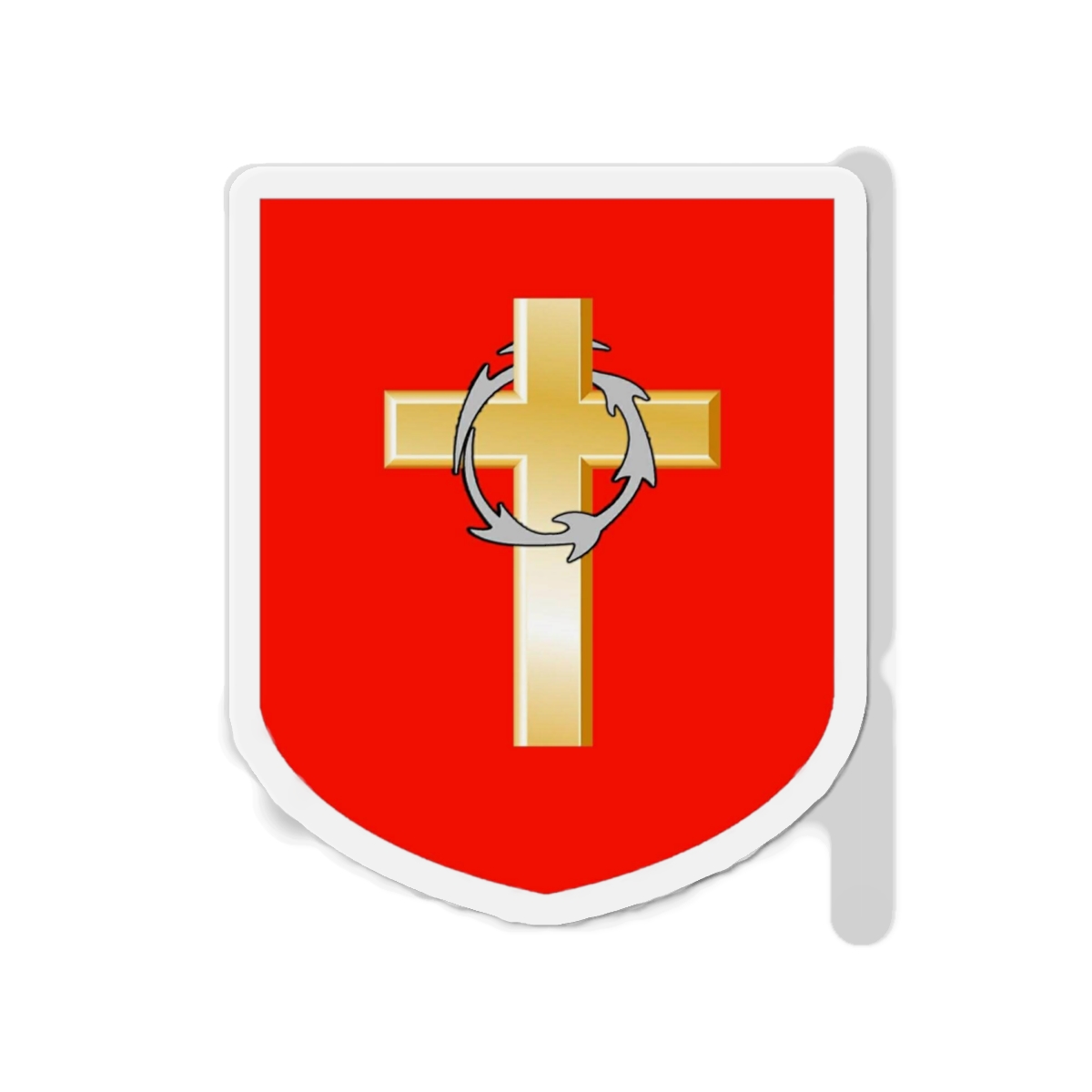 Barony of the Silver Ring Die-Cut Magnet - Image 2