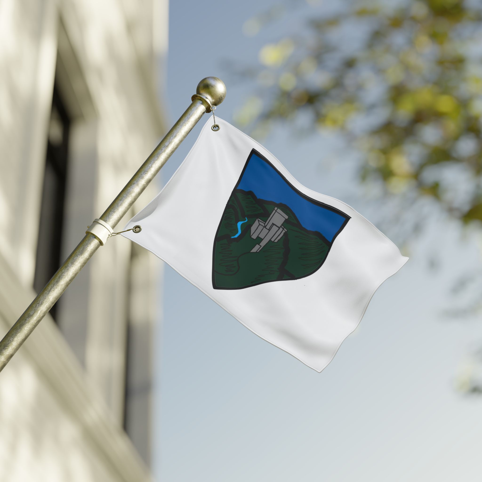 Barony of Sudrfjallaborg Double Sided Horizontal Flag - Image 8