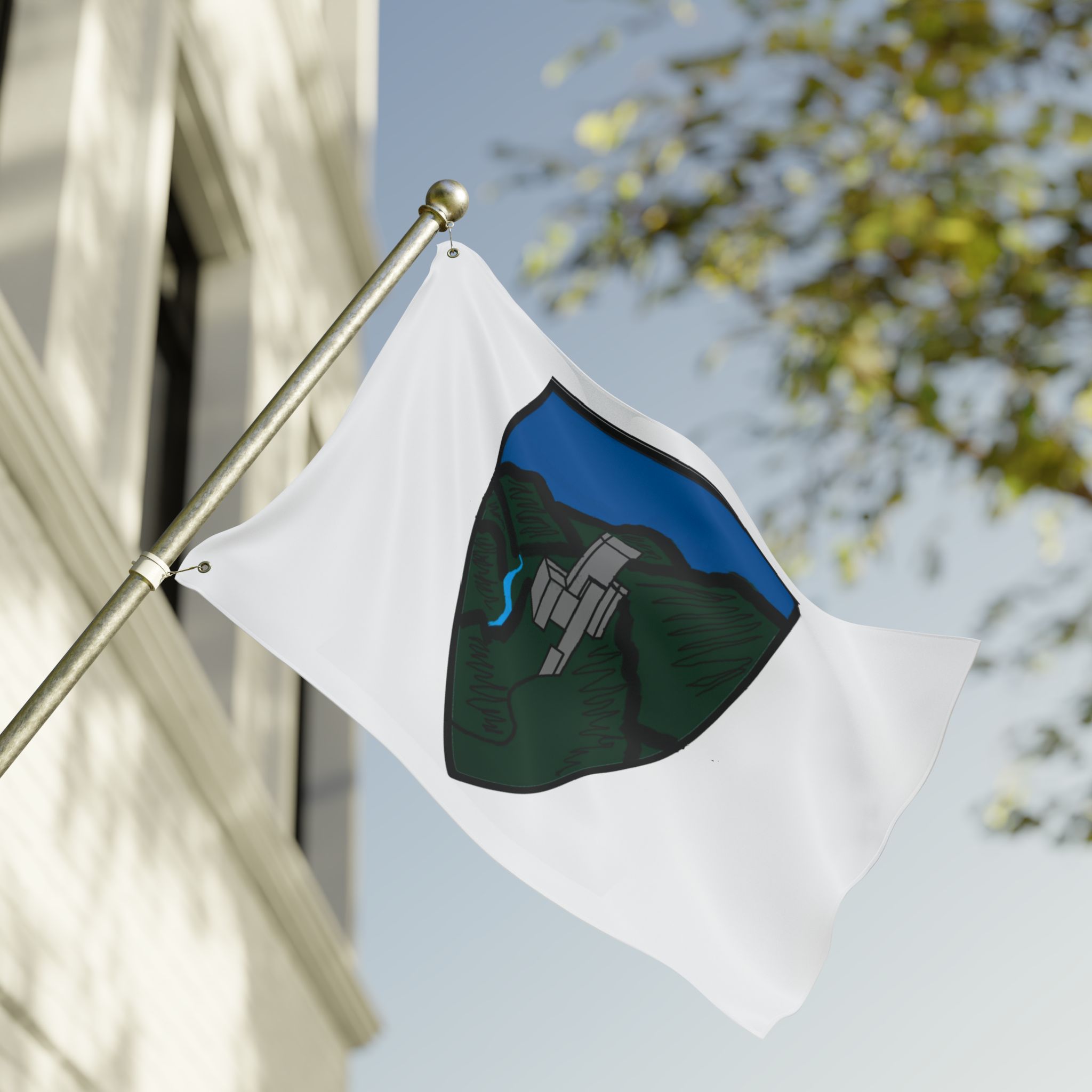 Barony of Sudrfjallaborg Double Sided Horizontal Flag - Image 12