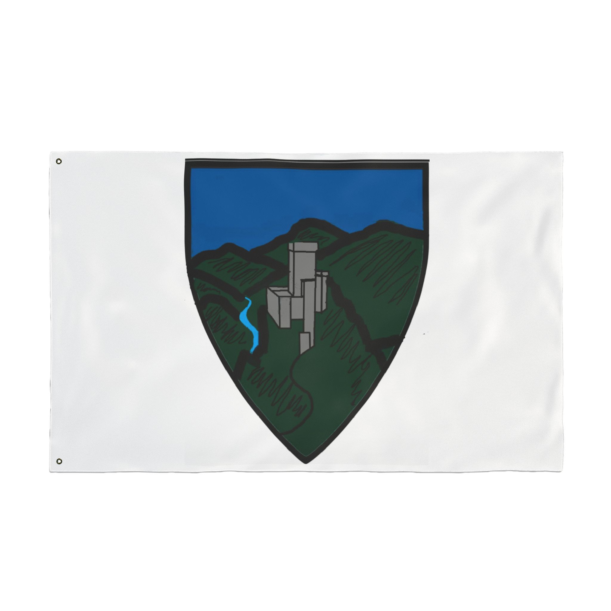 Barony of Sudrfjallaborg Double Sided Horizontal Flag - Image 13
