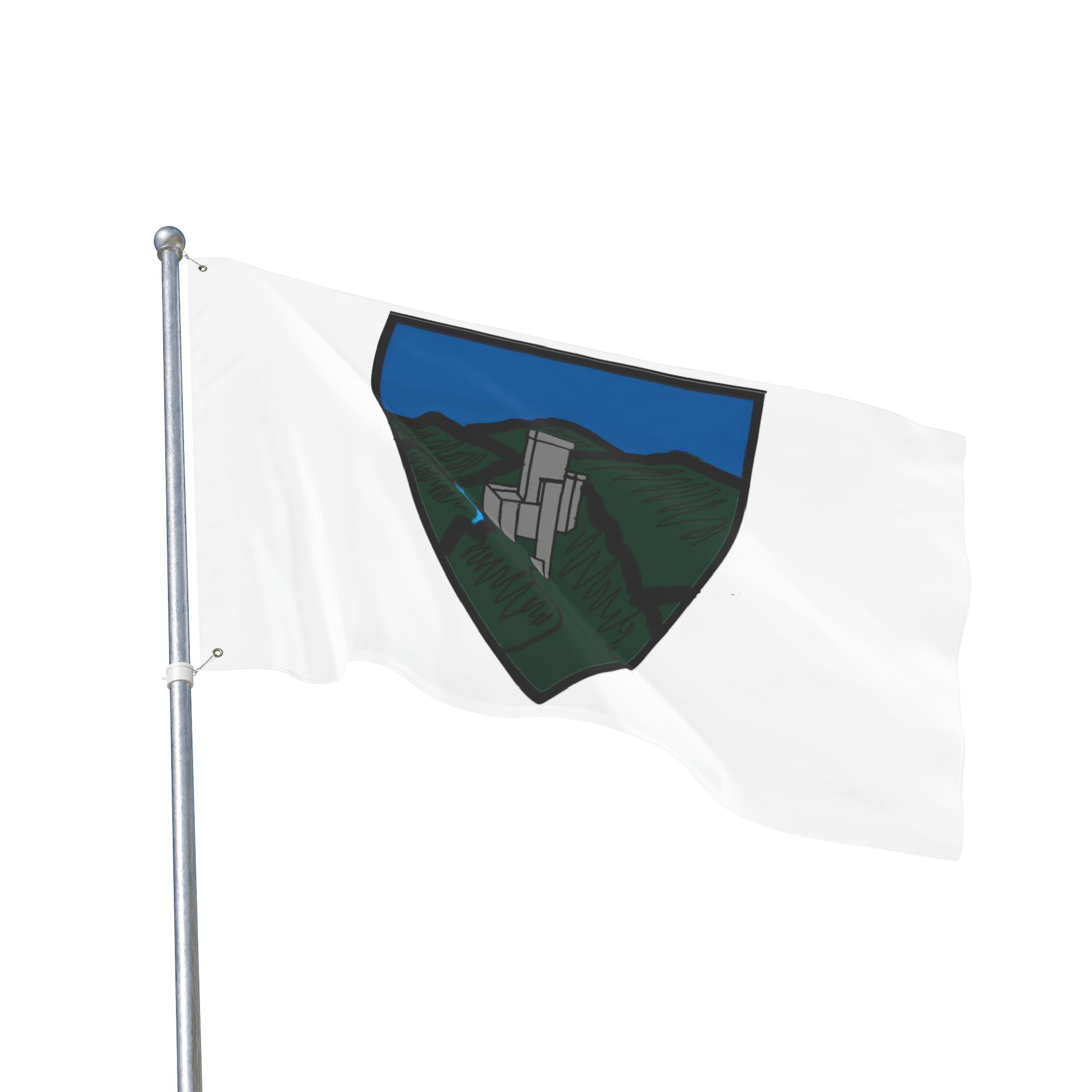 Barony of Sudrfjallaborg Double Sided Horizontal Flag - Image 15