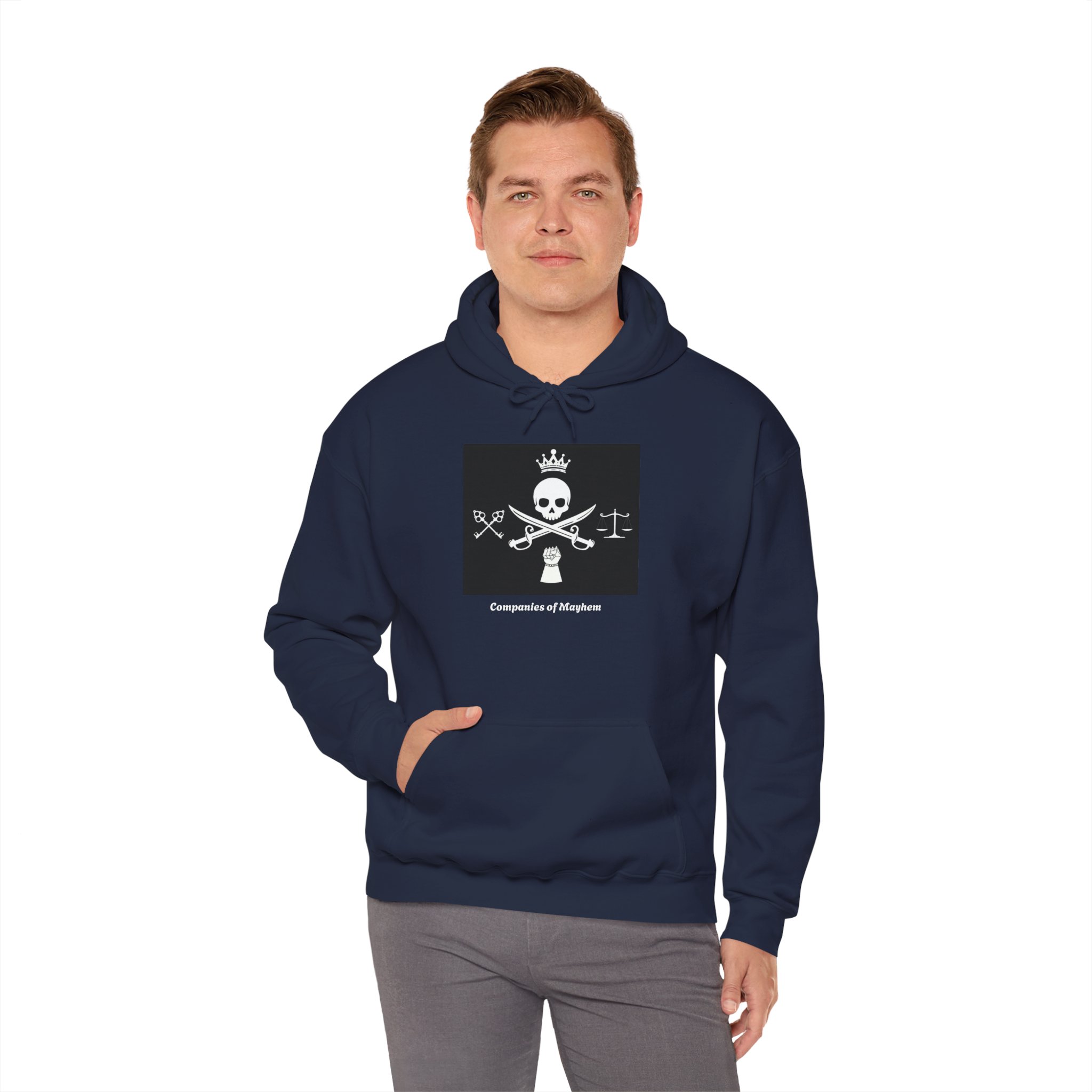 Companies of Mayhem Unisex Hooded Sweatshirt - Image 40