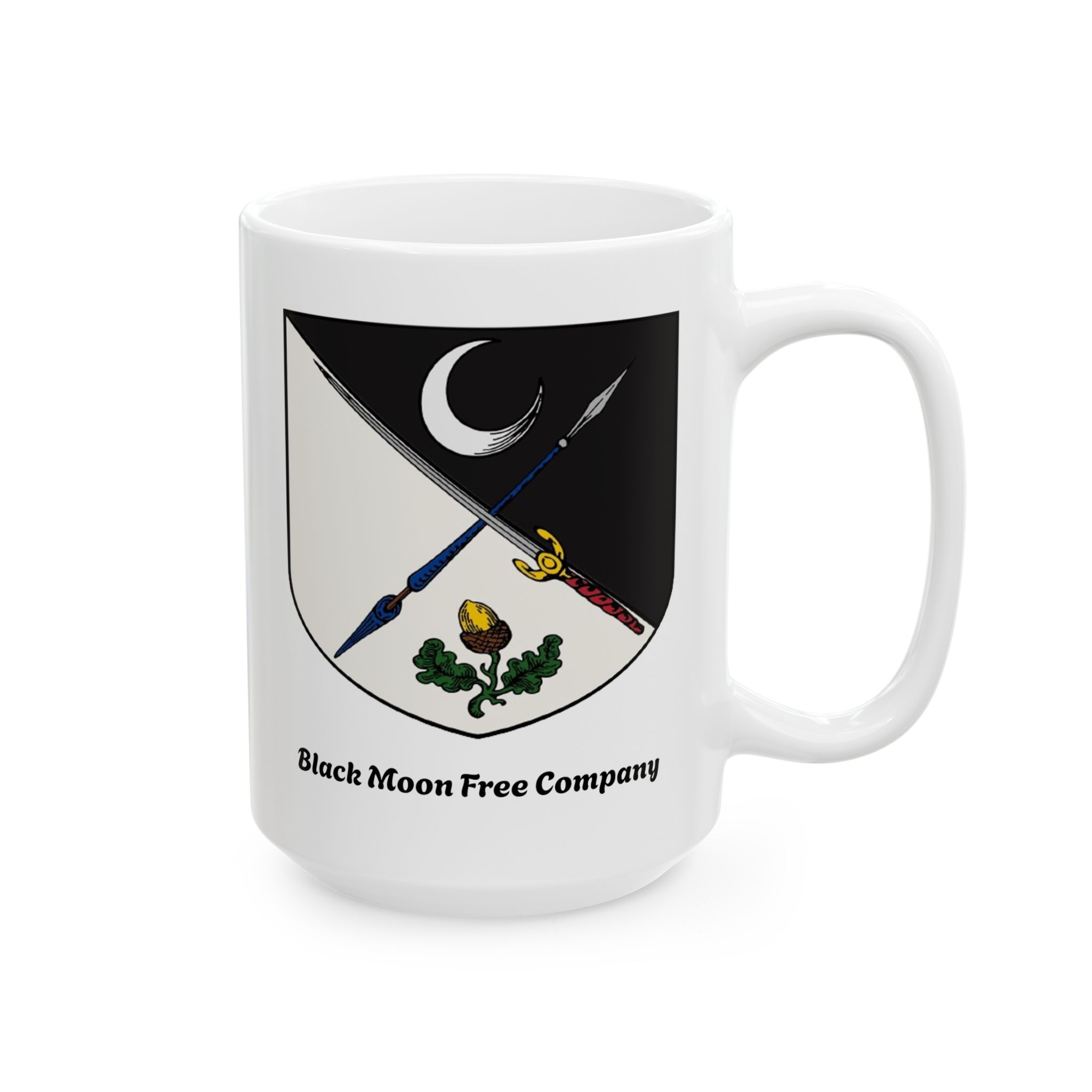 Black Moon Free Company Ceramic Mug, - Image 8