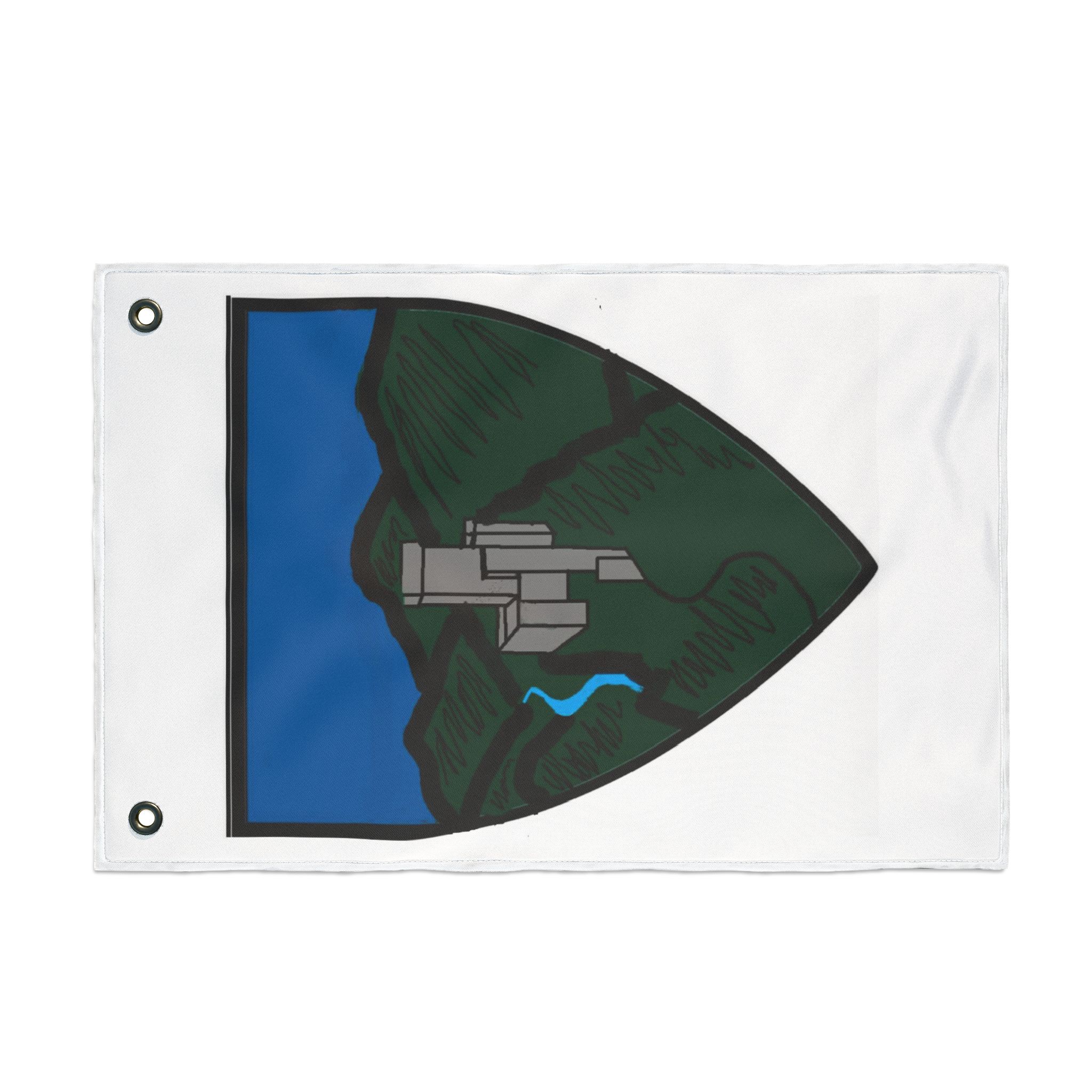 Barony of Sudrfjallaborg Double Sided Vertical Flag