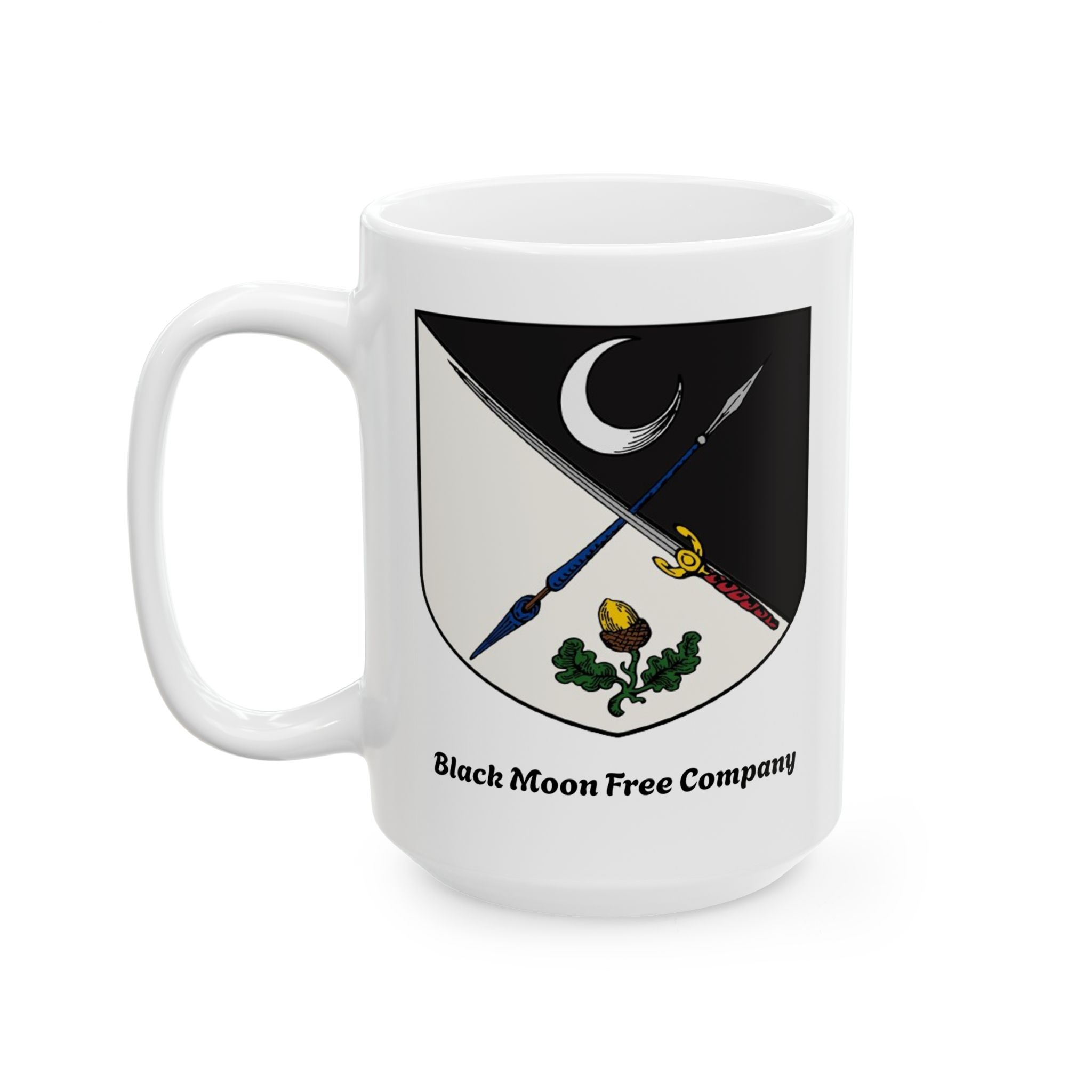 Black Moon Free Company Ceramic Mug, - Image 7