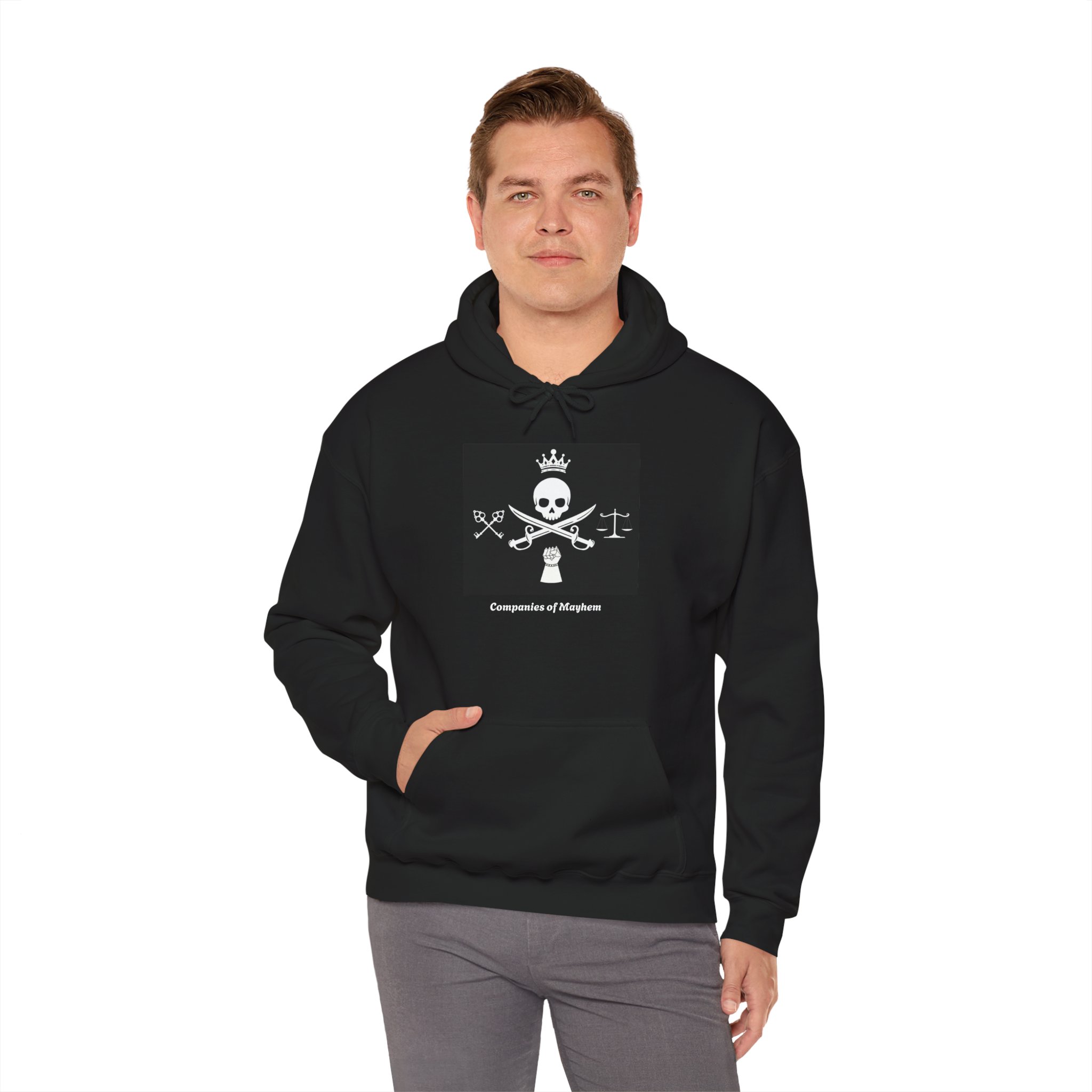 Companies of Mayhem Unisex Hooded Sweatshirt - Image 20