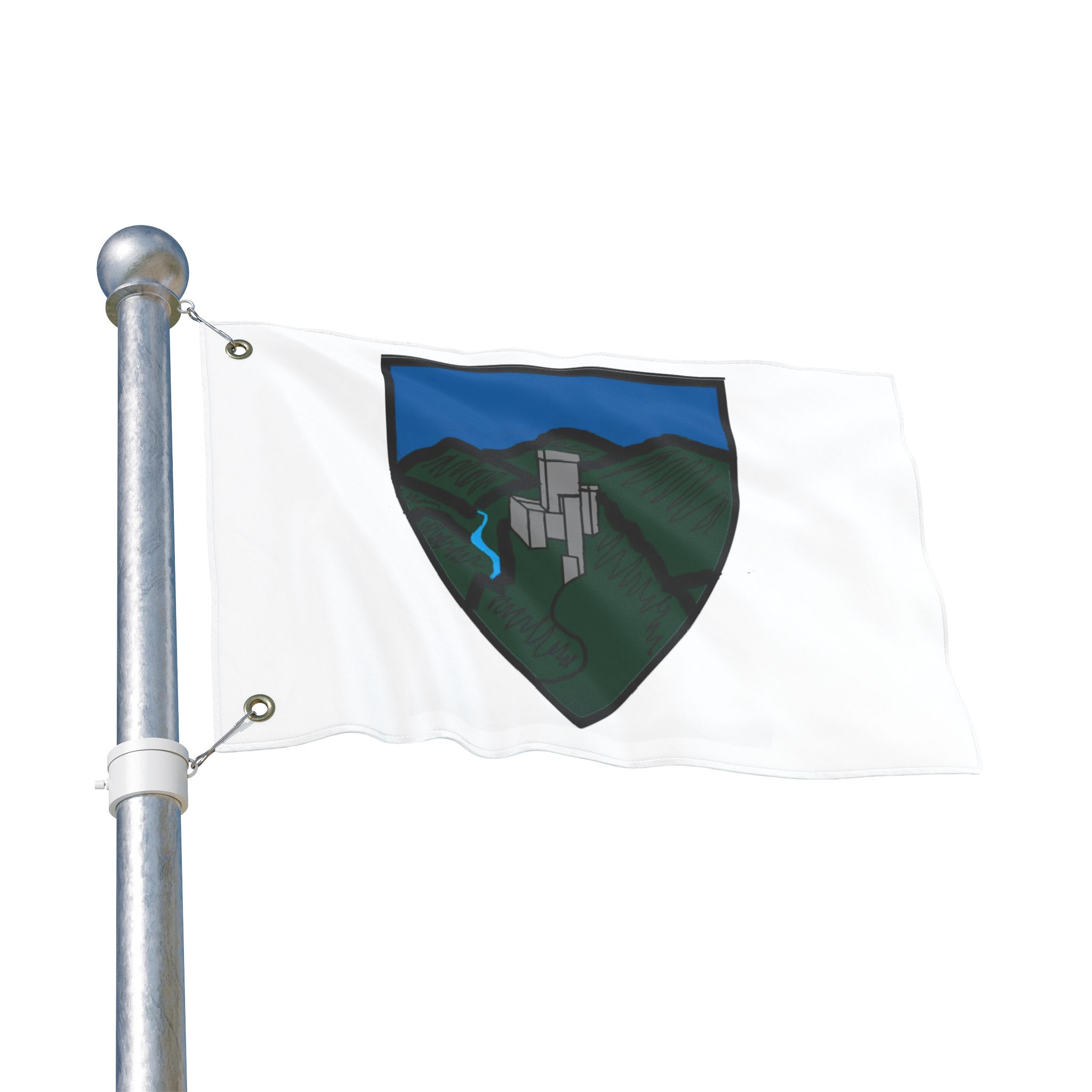 Barony of Sudrfjallaborg Double Sided Horizontal Flag - Image 7