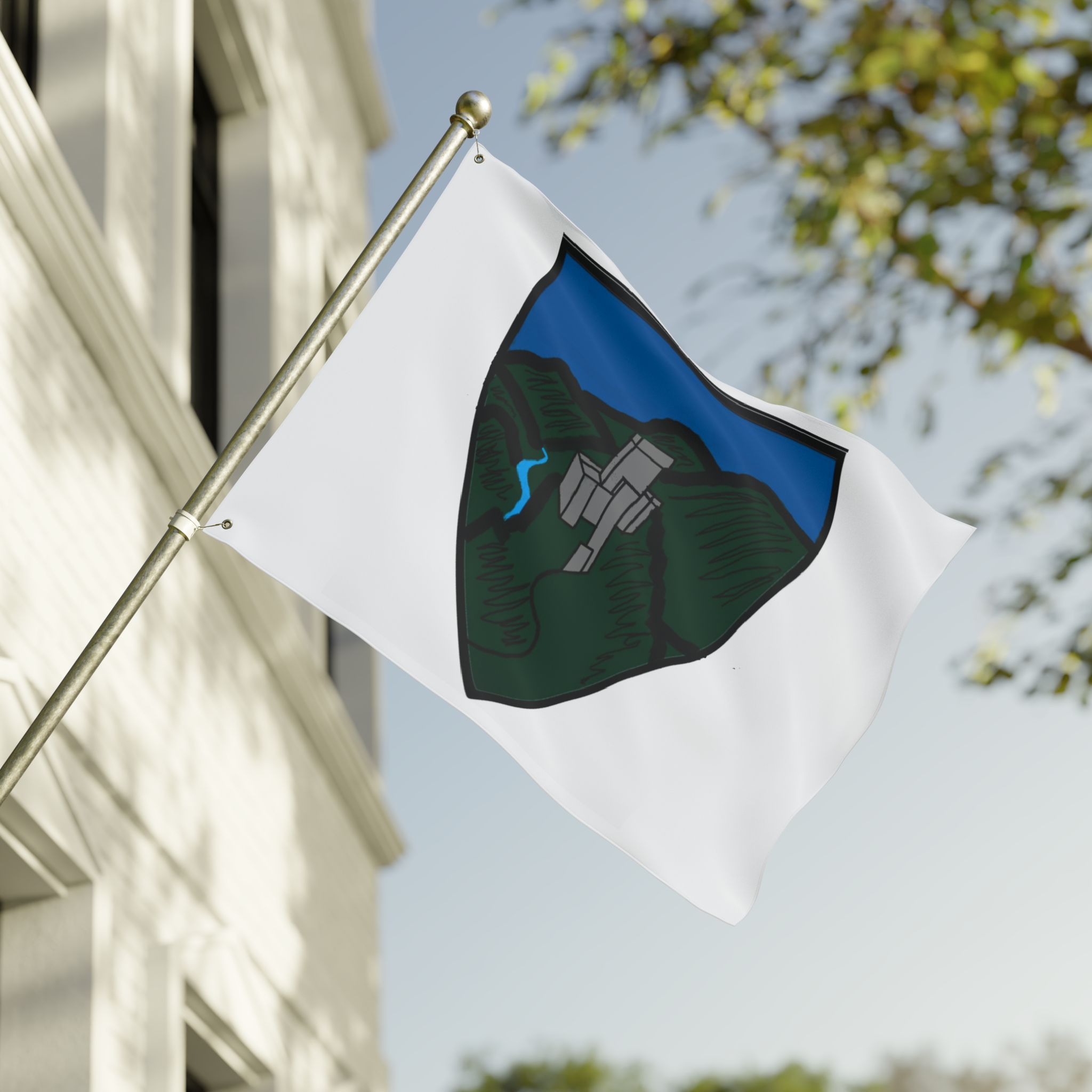 Barony of Sudrfjallaborg Double Sided Horizontal Flag - Image 4