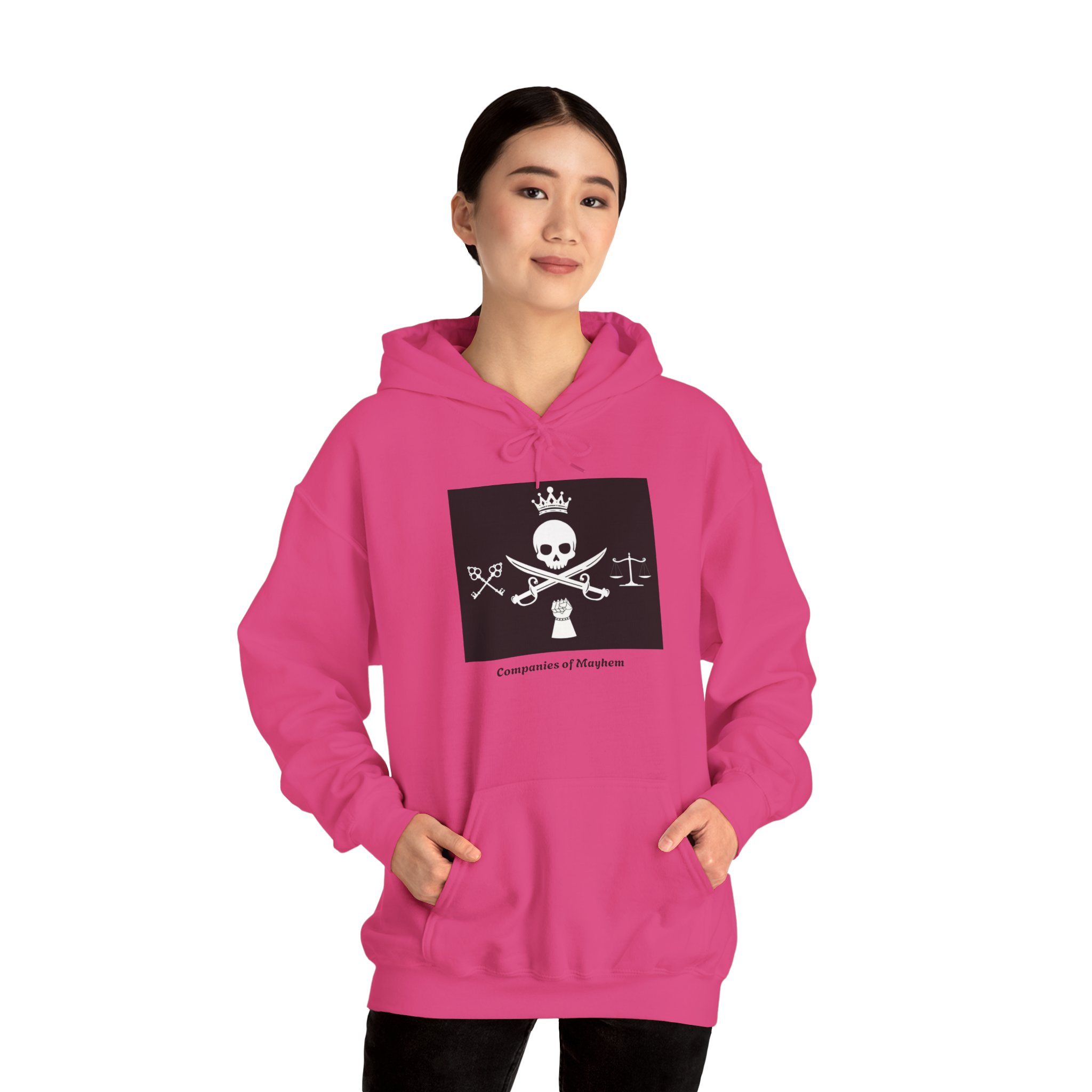Companies of Mayhem Unisex Hooded Sweatshirt - Image 45