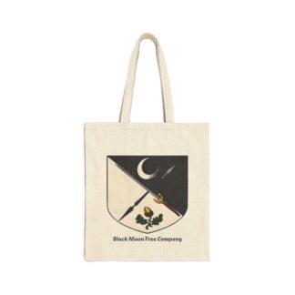 Black Moon Free Company Cotton Canvas Tote Bag
