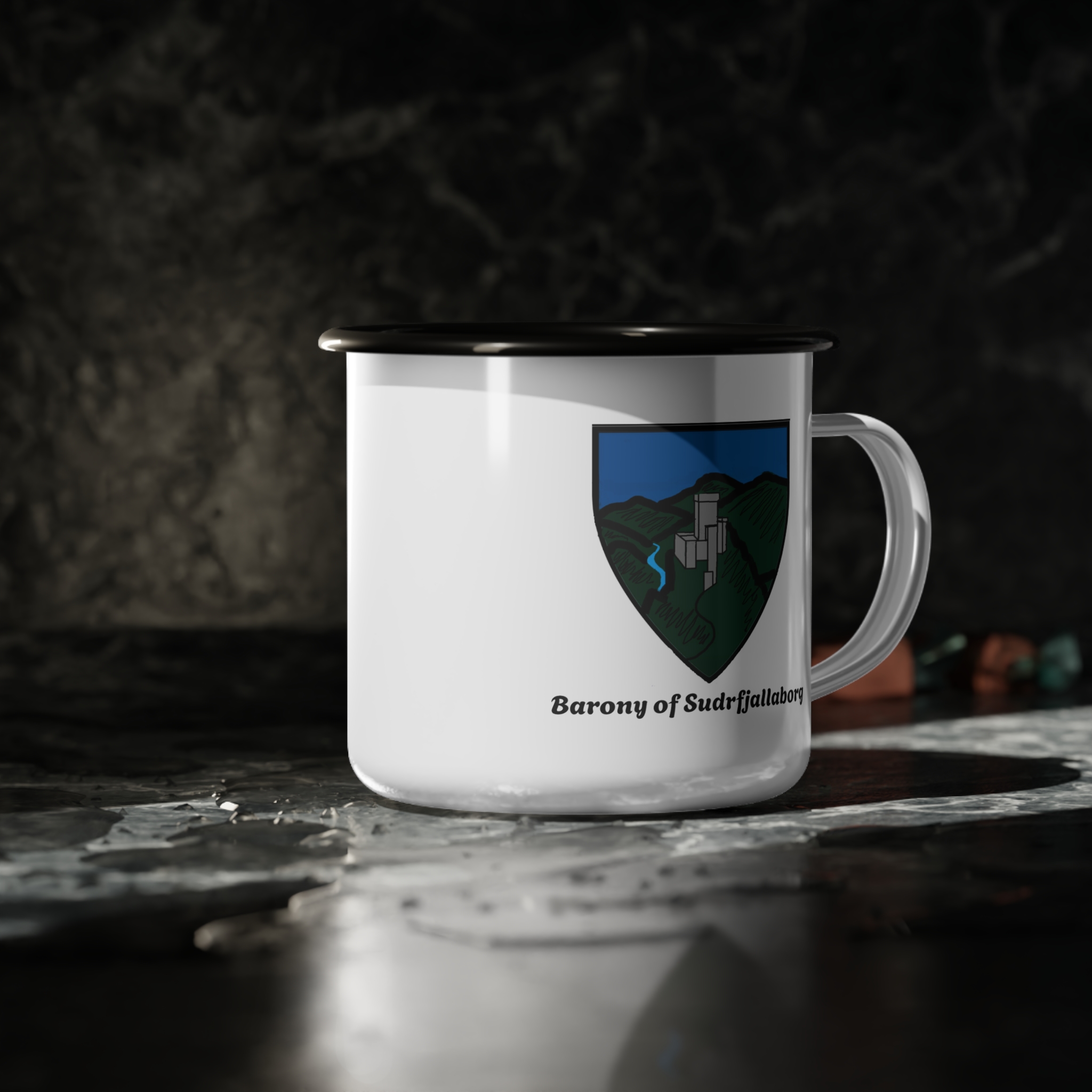 Barony of Sudrfjallaborg Metal Cup - Image 4